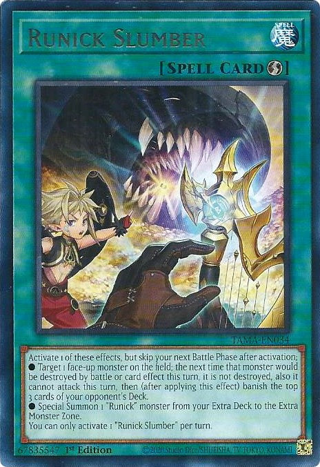 Runick Slumber [TAMA-EN034] Rare | Mega City Incorporated