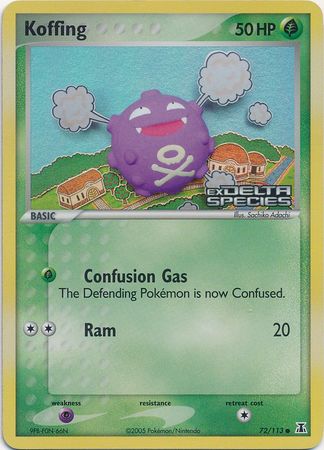 Koffing (72/113) (Stamped) [EX: Delta Species] | Mega City Incorporated