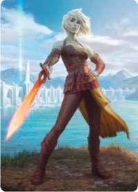 Nahiri, Heir of the Ancients 1 Art Card [Zendikar Rising Art Series] | Mega City Incorporated