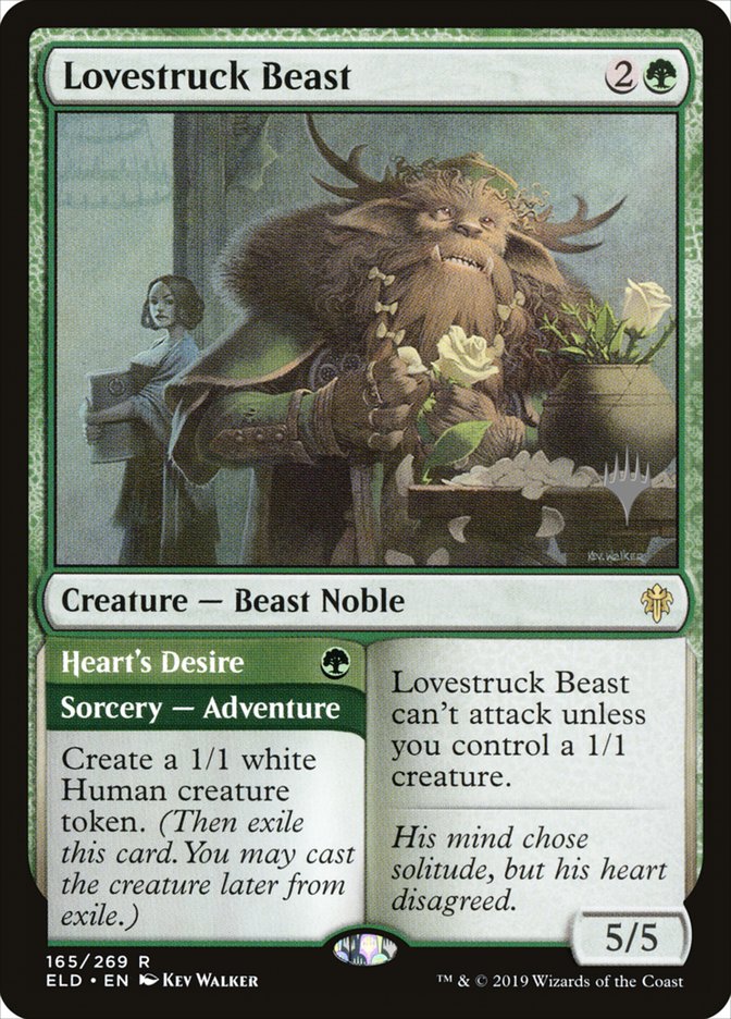 Lovestruck Beast // Heart's Desire (Promo Pack) [Throne of Eldraine Promos] | Mega City Incorporated