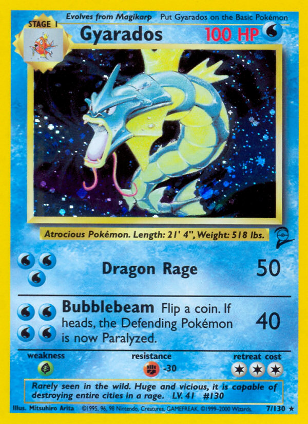 Gyarados (7/130) [Base Set 2] | Mega City Incorporated