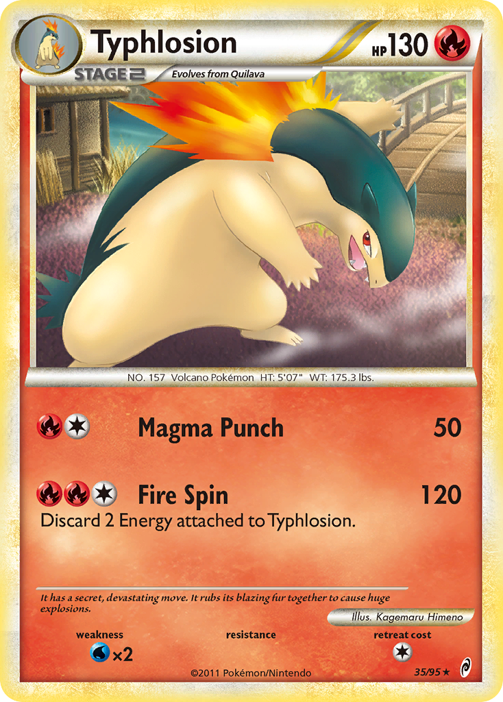 Typhlosion (35/95) [HeartGold & SoulSilver: Call of Legends] | Mega City Incorporated