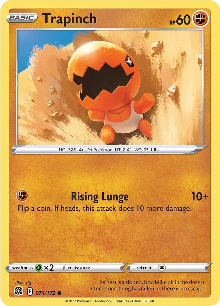 Trapinch (074/172) [Sword & Shield: Brilliant Stars] | Mega City Incorporated