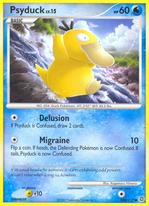 Psyduck (100/132) [Diamond & Pearl: Secret Wonders] | Mega City Incorporated