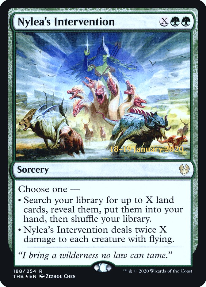 Nylea's Intervention [Theros Beyond Death Prerelease Promos] | Mega City Incorporated