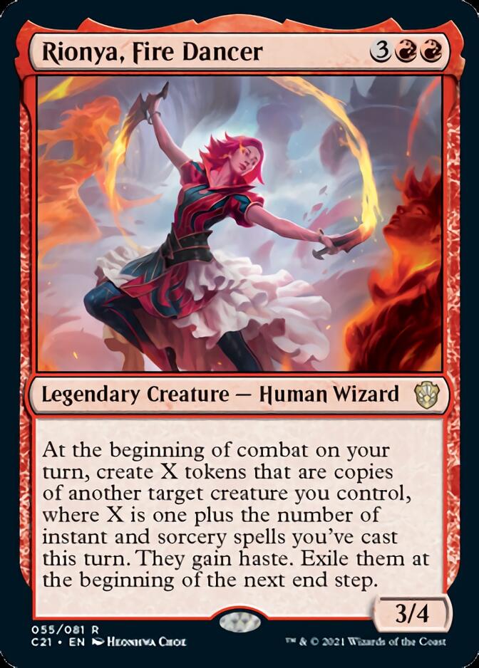 Rionya, Fire Dancer [Commander 2021] | Mega City Incorporated