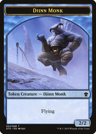 Djinn Monk Token [Dragons of Tarkir Tokens] | Mega City Incorporated