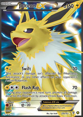 Jolteon EX (28a/83) (Alternate Art Promo) [XY: Generations] | Mega City Incorporated