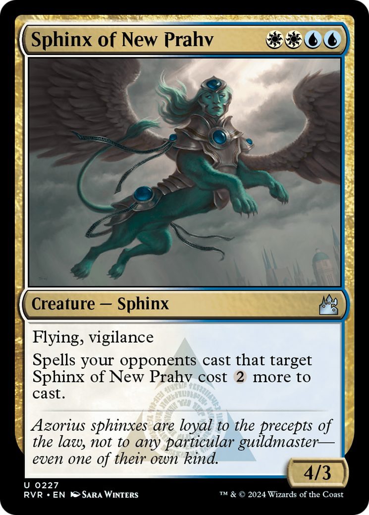 Sphinx of New Prahv [Ravnica Remastered] | Mega City Incorporated