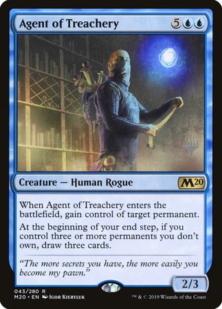 Agent of Treachery [Core Set 2020 Promos] | Mega City Incorporated