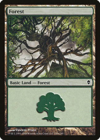 Forest (249a) [Zendikar] | Mega City Incorporated