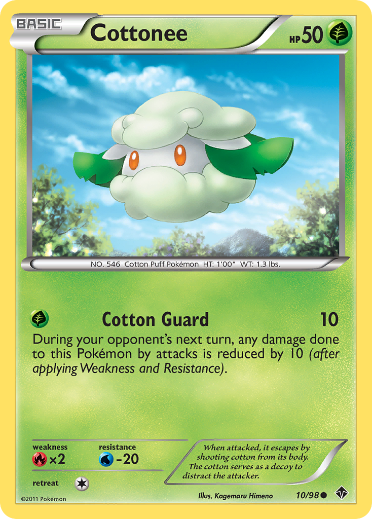 Cottonee (10/98) [Black & White: Emerging Powers] | Mega City Incorporated