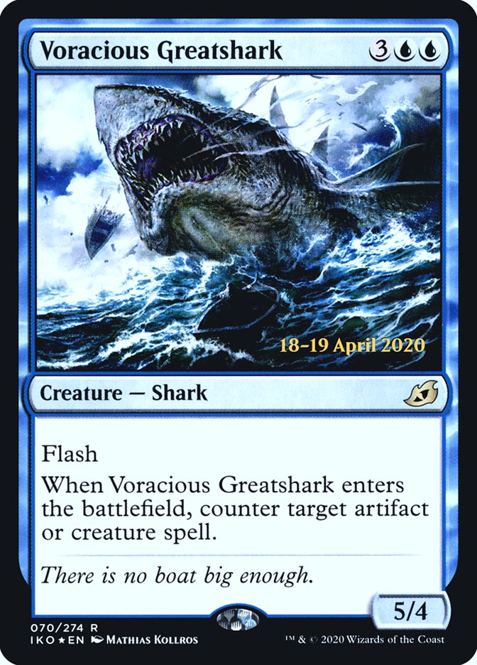 Voracious Greatshark  [Ikoria: Lair of Behemoths Prerelease Promos] | Mega City Incorporated