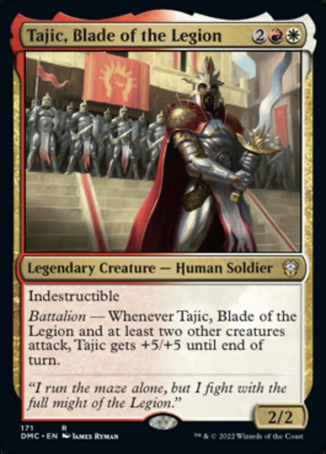 Tajic, Blade of the Legion [Dominaria United Commander] | Mega City Incorporated