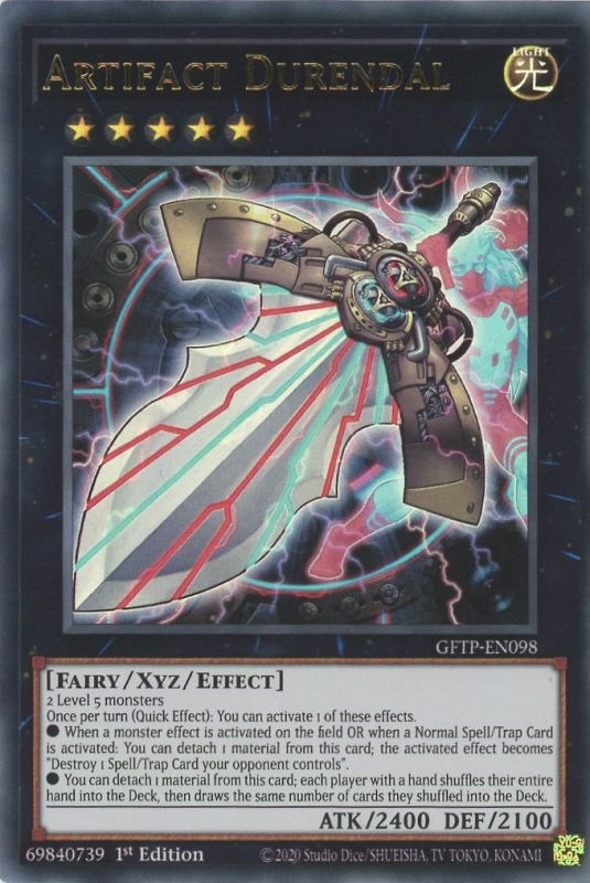 Artifact Durendal [GFTP-EN098] Ultra Rare | Mega City Incorporated