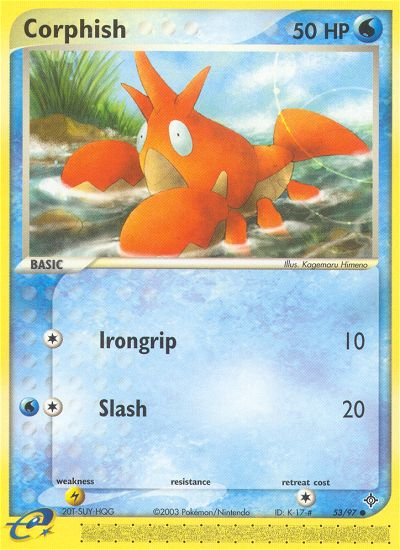 Corphish (53/97) [EX: Dragon] | Mega City Incorporated