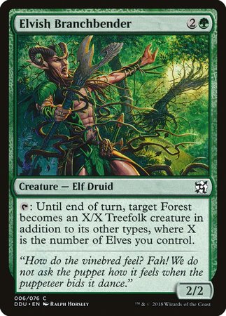 Elvish Branchbender [Duel Decks: Elves vs. Inventors] | Mega City Incorporated