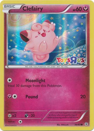 Clefairy (50/83) (Toys R Us Promo) [XY: Generations] | Mega City Incorporated