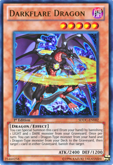 Darkflare Dragon [SDDC-EN002] Ultra Rare | Mega City Incorporated