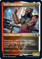 Reyav, Master Smith (Foil Etched) [Commander Legends] | Mega City Incorporated