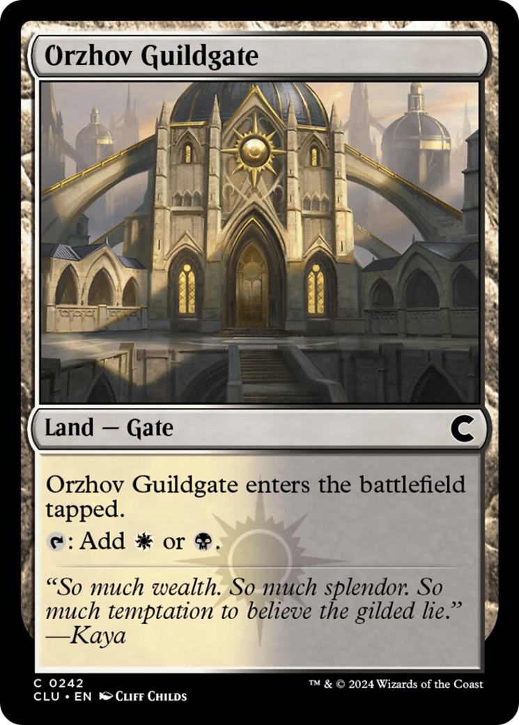 Orzhov Guildgate [Ravnica: Clue Edition] | Mega City Incorporated