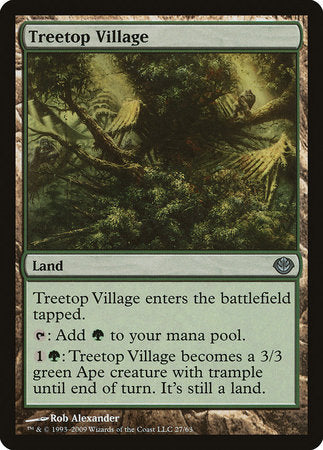 Treetop Village [Duel Decks: Garruk vs. Liliana] | Mega City Incorporated