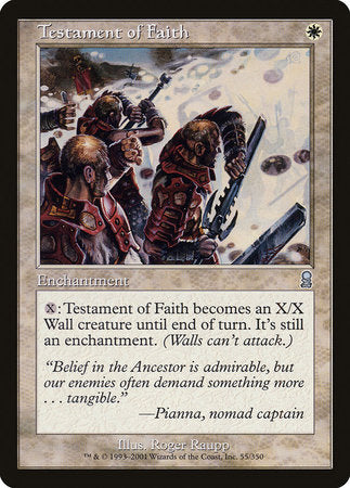 Testament of Faith [Odyssey] | Mega City Incorporated