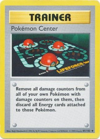 Pokemon Center (85/102) [Base Set Shadowless Unlimited] | Mega City Incorporated