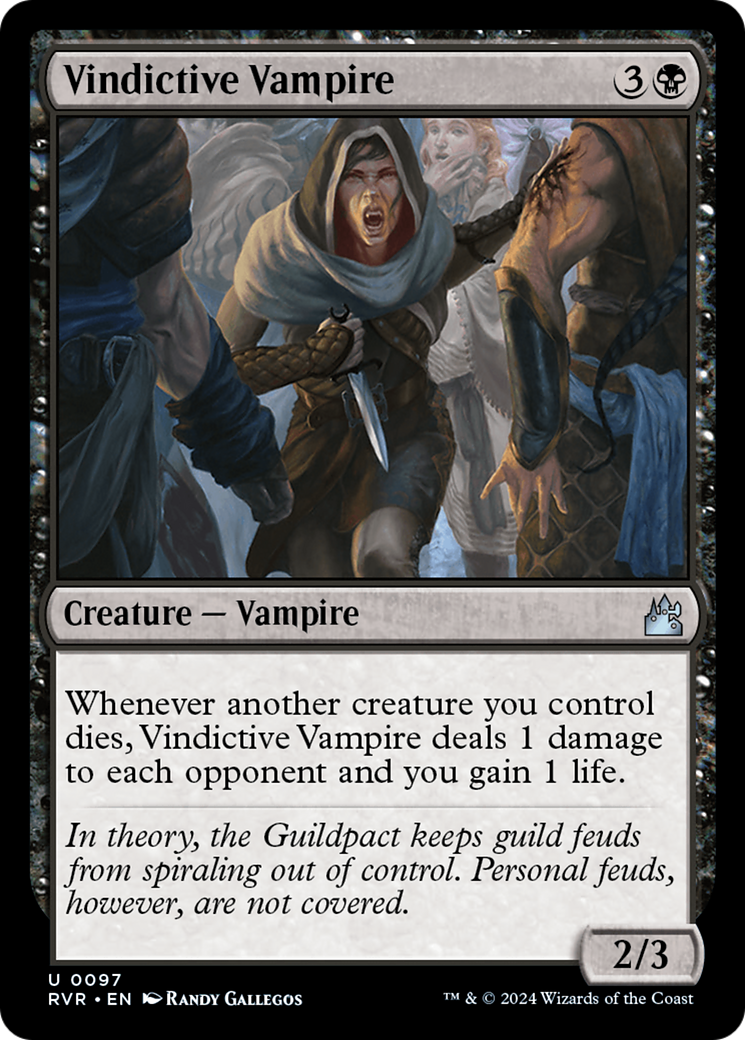 Vindictive Vampire [Ravnica Remastered] | Mega City Incorporated