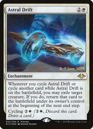 Astral Drift (Alternate Art) [Modern Horizons Promos] | Mega City Incorporated