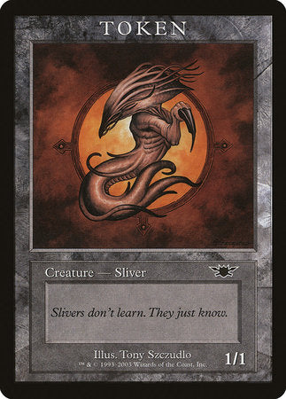 Sliver Token (Legions) [Magic Player Rewards 2003] | Mega City Incorporated