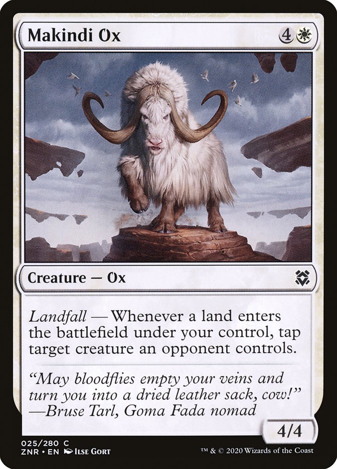 Makindi Ox [Zendikar Rising] | Mega City Incorporated