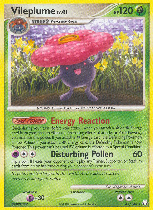 Vileplume (45/146) [Diamond & Pearl: Legends Awakened] | Mega City Incorporated