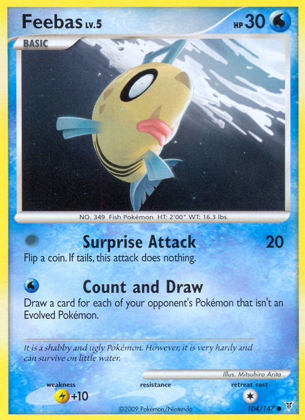 Feebas (104/147) [Platinum: Supreme Victors] | Mega City Incorporated