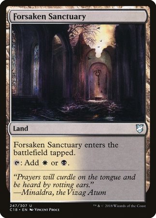 Forsaken Sanctuary [Commander 2018] | Mega City Incorporated