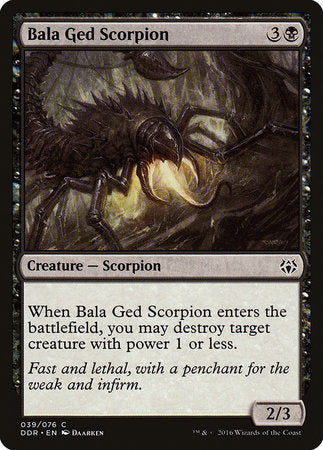 Bala Ged Scorpion [Duel Decks: Nissa vs. Ob Nixilis] | Mega City Incorporated