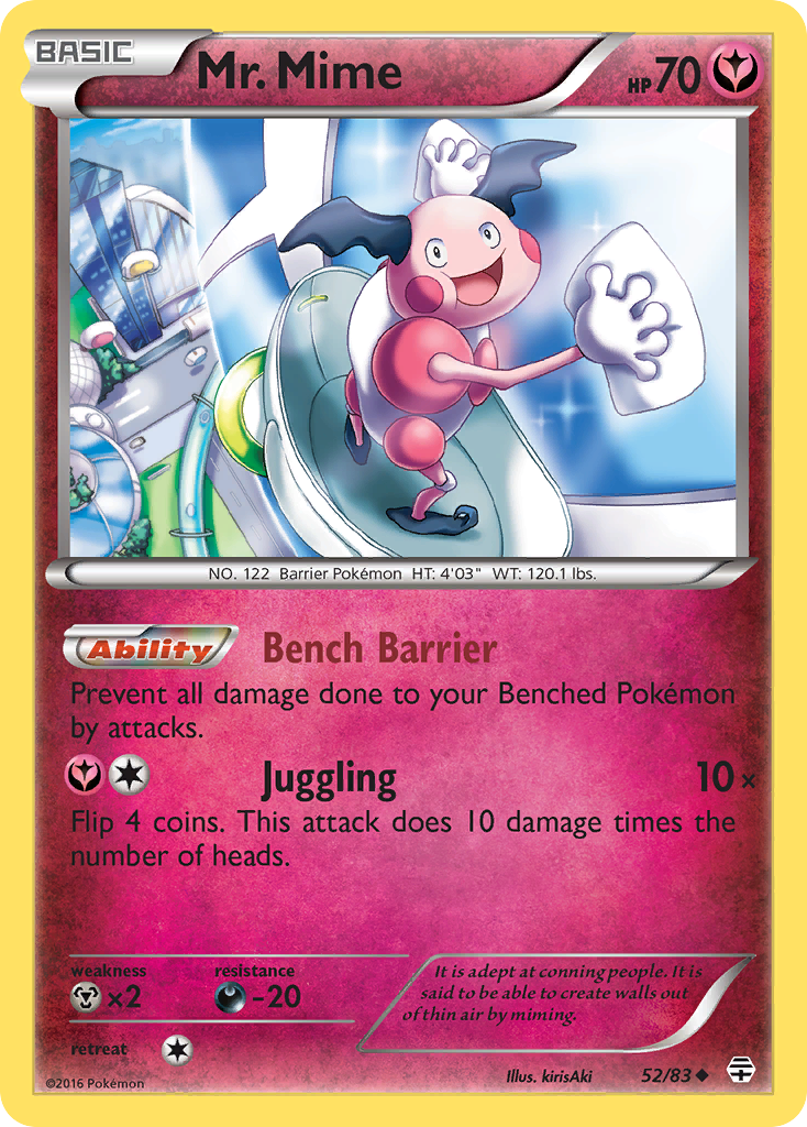 Mr. Mime (52/83) [XY: Generations] | Mega City Incorporated