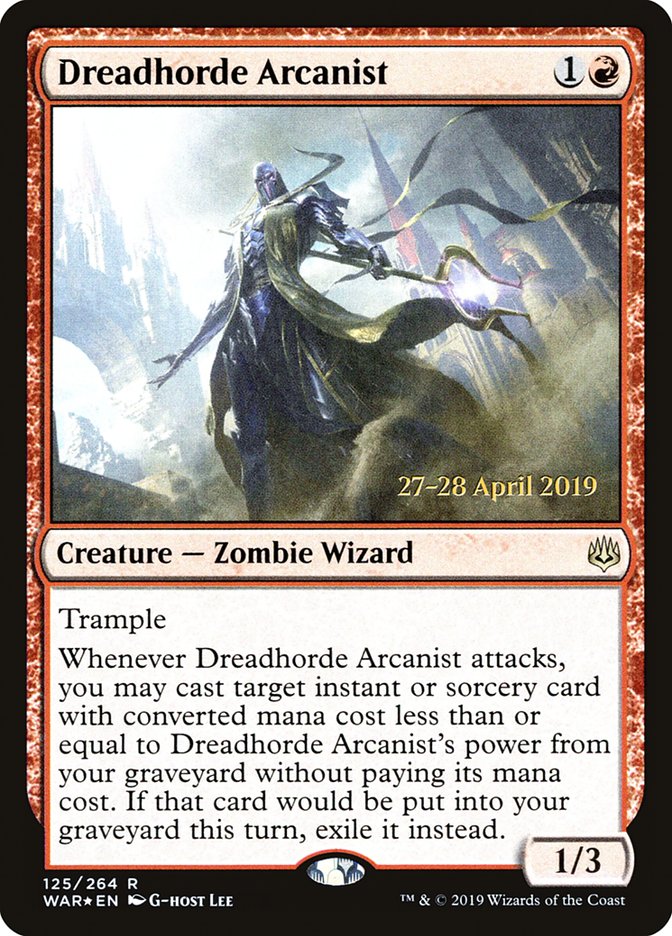 Dreadhorde Arcanist  [War of the Spark Prerelease Promos] | Mega City Incorporated