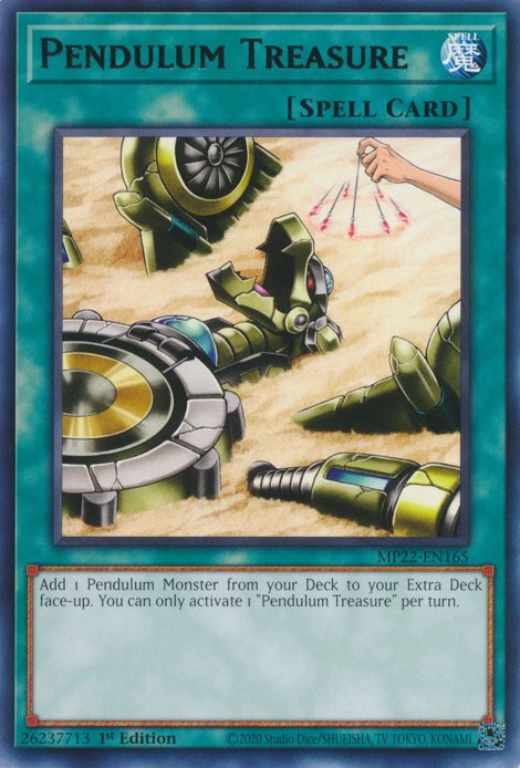 Pendulum Treasure [MP22-EN165] Rare | Mega City Incorporated