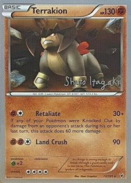 Terrakion (73/101) (Terraki-Mewtwo - Shuto Itagaki) [World Championships 2012] | Mega City Incorporated