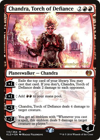 Chandra, Torch of Defiance [Kaladesh Promos] | Mega City Incorporated