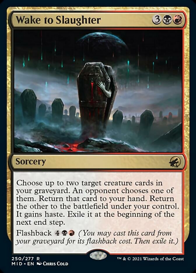 Wake to Slaughter [Innistrad: Midnight Hunt] | Mega City Incorporated
