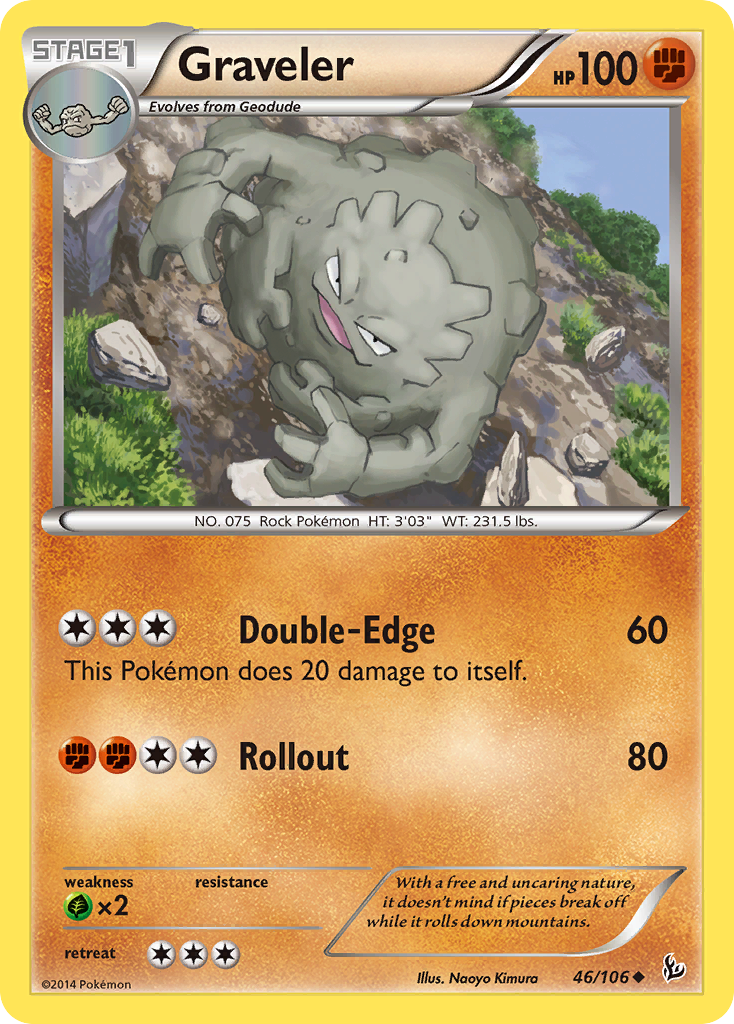 Graveler (46/106) [XY: Flashfire] | Mega City Incorporated