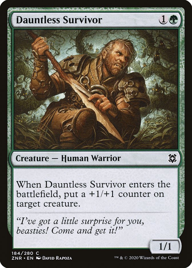 Dauntless Survivor [Zendikar Rising] | Mega City Incorporated