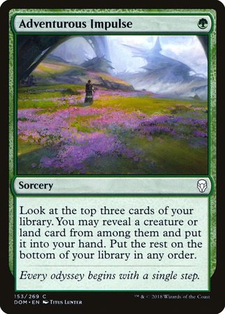 Adventurous Impulse [Dominaria] | Mega City Incorporated