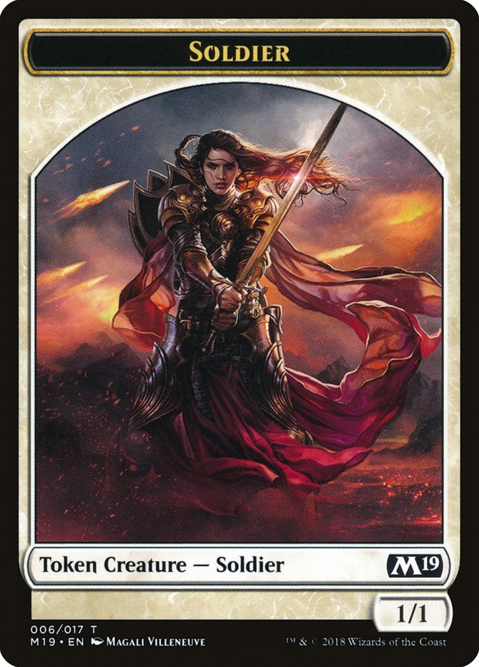 Soldier [Core Set 2019 Tokens] | Mega City Incorporated