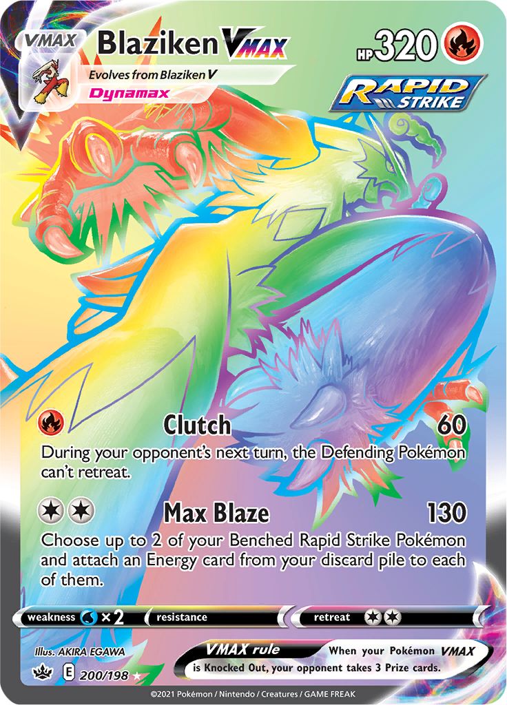 Blaziken VMAX (200/198) [Sword & Shield: Chilling Reign] | Mega City Incorporated