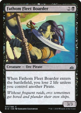 Fathom Fleet Boarder [Rivals of Ixalan] | Mega City Incorporated