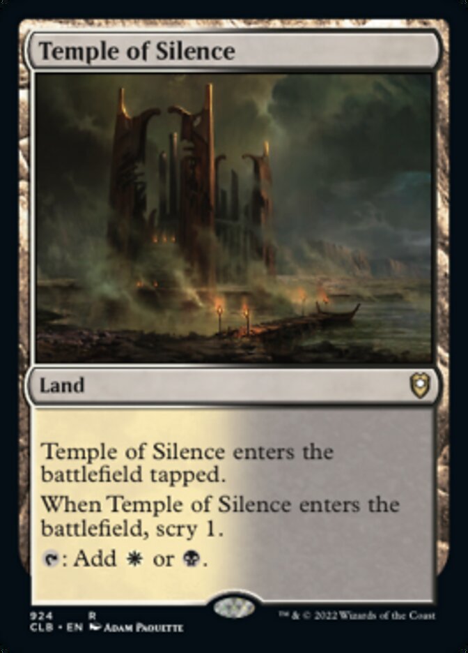 Temple of Silence [Commander Legends: Battle for Baldur's Gate] | Mega City Incorporated