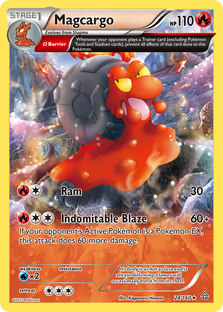 Magcargo (24/160) [XY: Primal Clash] | Mega City Incorporated